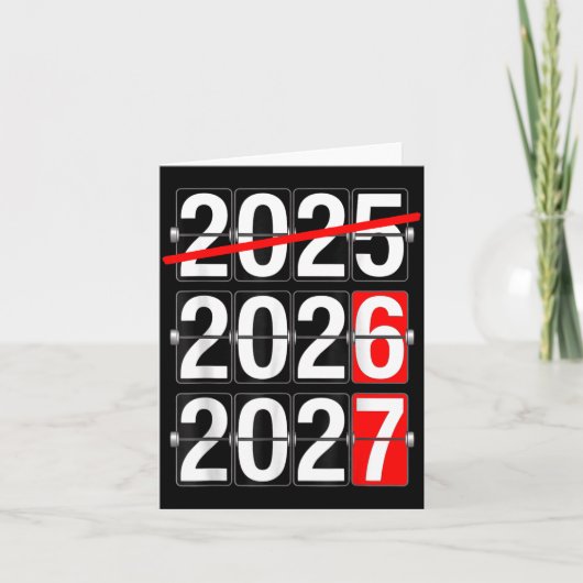Happy New Year 2026 2027 67 Meme Six Seven Funny  カード (正面)
