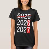 Happy New Year 2026 2027 67 Meme Six Seven Funny  Tシャツ (正面)