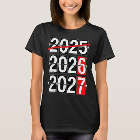 Happy New Year 2026 2027 67 Meme Six Seven Funny  Tシャツ (正面)