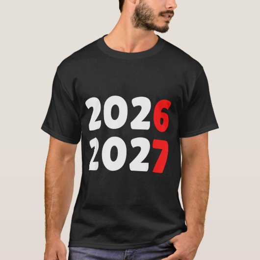 Happy New Year 2026 2027 Funny Six Seven 67 Meme C Tシャツ (正面)