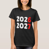 Happy New Year 2026 2027 Funny Six Seven 67 Meme C Tシャツ (正面)