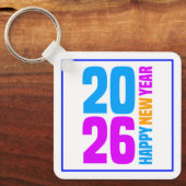 Happy New Year 2026-34568 Tシャツ キーホルダー (正面)