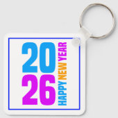 Happy New Year 2026-34568 Tシャツ キーホルダー (裏面)