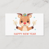 happy new year 2026 business card 名刺 (裏面)