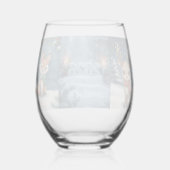 happy new year 2026 candlelight  ステムなしワイングラス (裏面)