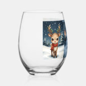 happy new year 2026 candlelight  ステムなしワイングラス (右)