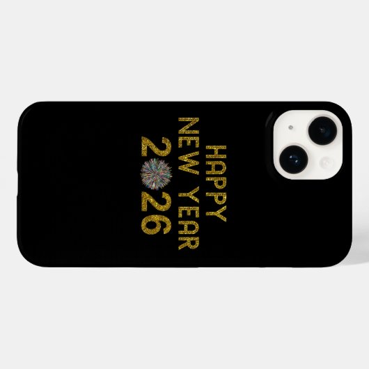 Happy New Year 2026 Case-Mate iPhoneケース (裏面 (横))