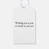 Happy New Year 2026 – Celebrating Horses with Cham ギフトタグ (裏面)