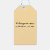 Happy New Year 2026 – Celebrating Horses with Cham ギフトタグ (裏面)