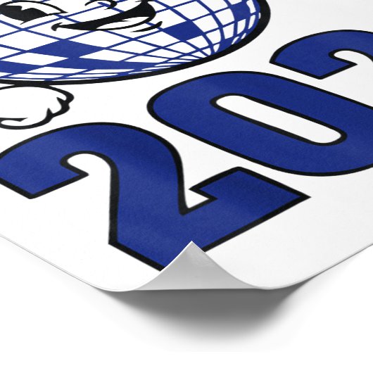 Happy New Year 2026 Celebration Design  ポスター (角)