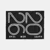 Happy New Year 2026 Celebration Eve Party Men Wome フリースブランケット (正面(横))