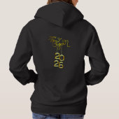 Happy New Year 2026 Celebration Hoodie Design パーカ (裏面)