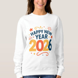 Happy New Year 2026 Celebration Sweatshirt スウェットシャツ