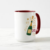 Happy New Year 2026 Champagne | Combo Mug マグカップ (正面右)