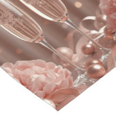 happy new year 2026 champagne floral ショートテーブルランナー (コーナー)