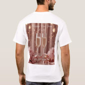happy new year 2026 champagne lights tshirt tシャツ (裏面)