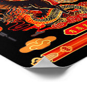 Happy New Year 2026 Chinese New Year Horse Zodiac  ポスター (角)