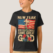 Happy New Year 2026 Christian Challenges Same Grea Tシャツ (正面)