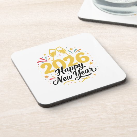 Happy New Year 2026 Coaster Set  コースター (左側)