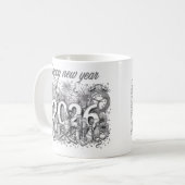 happy new year 2026 coffee mug コーヒーマグカップ (正面左)