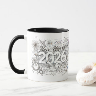 happy new year 2026 coffee mug マグカップ