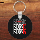 Happy New Year 2026 Coming Soon 2027 67 Meme Six S キーホルダー (正面)