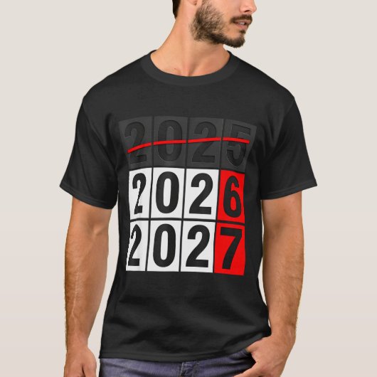 Happy New Year 2026 Coming Soon 2027 67 Meme Six S Tシャツ (正面)