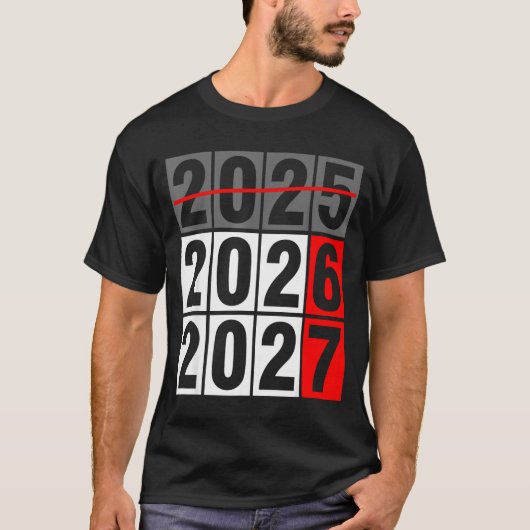 Happy New Year 2026 Coming Soon 2027 67 Meme Six S Tシャツ (正面)