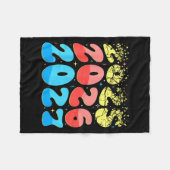 Happy New Year 2026 Coming Soon 2027 Funny 67 Meme フリースブランケット (正面(横))