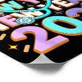 Happy New Year 2026 Coquette Bows New Years Nurse  ポスター (角)