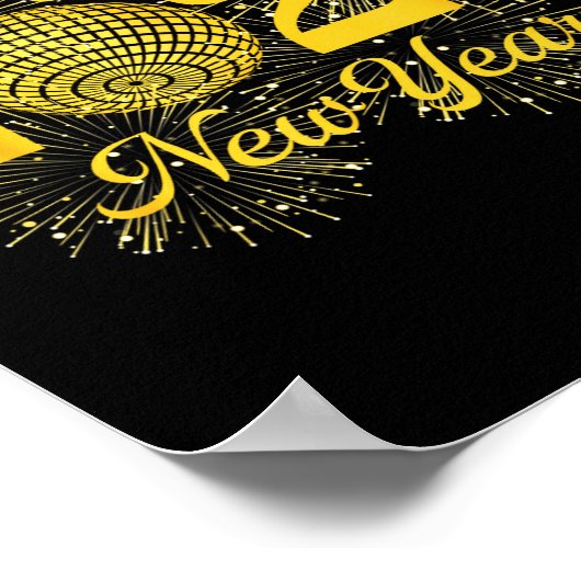 Happy New Year 2026 Countdown Party Trip Matching  ポスター (角)