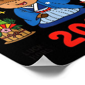 Happy New Year 2026 Cute Horse Japanese Celebratio ポスター (角)