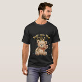 Happy New Year 2026 Cute Teddy Bear Illustration Tシャツ (正面フル)