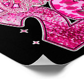 Happy New Year 2026 Disco Ball Bow New Year's Eve  ポスター (角)