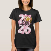 Happy New Year 2026 Disco Ball Bow New Year's Eve  Tシャツ (正面)