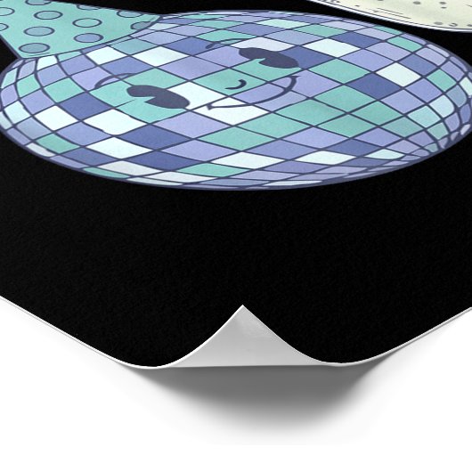 Happy New Year 2026 Disco Ball Celebration  ポスター (角)