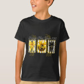 Happy New Year 2026 Disco Ball Gold Coquette Bow F Tシャツ (正面)
