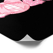 Happy New Year 2026 Disco Ball Nk Coquette Bow Fam ポスター (角)