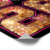 Happy New Year 2026 Disco Ball Nk Coquette Bow Fam ポスター (角)