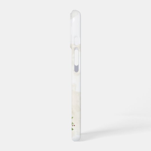 Happy New Year 2026 Dog Art iPhone 16ケース (左側面)