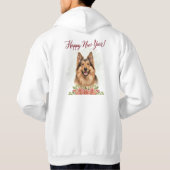 Happy New Year 2026 Dog Lover Hoodie パーカ (裏面)