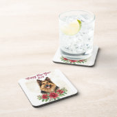 Happy New Year 2026 Dog Theme Coasters コースター (右側)