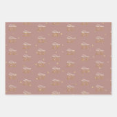 Happy New Year 2026 Elegant Wrapping Paper ラッピングペーパーシート (正面)