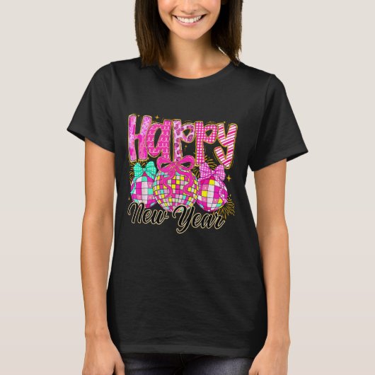 Happy New Year 2026 Family Celebration New Years E Tシャツ (正面)