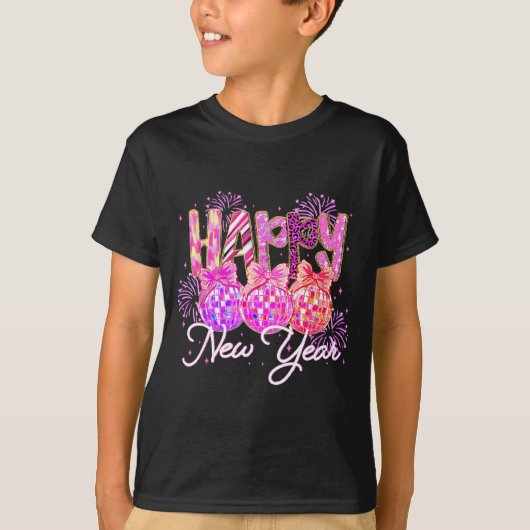 Happy New Year 2026 Family Celebration New Years E Tシャツ (正面)