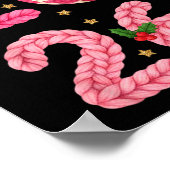 Happy New Year 2026 Family Matching Crochet Men Wo ポスター (角)