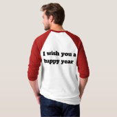 Happy New Year 2026 – Festive Reindeer Shirt Tシャツ (裏面フル)