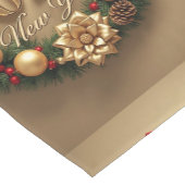 happy new year 2026 festive wreath runner ショートテーブルランナー (コーナー)