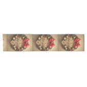 happy new year 2026 festive wreath runner ショートテーブルランナー (横)