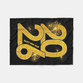 Happy New Year 2026 Firework Family Matching Men W フリースブランケット (正面(横))